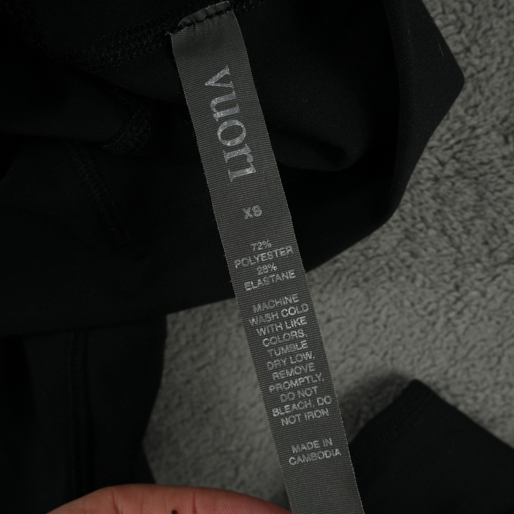 Vuori Studio Pocket Legging Women XS Black High Waist Activewear Yoga VW446 - Picture 5 of 12